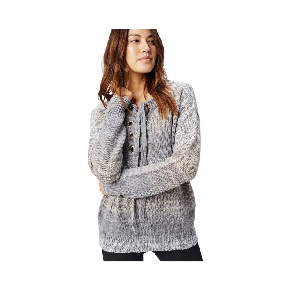 Lovestitch Laura Pullover Long Sleeve Lace Up Sweater NWT Size S